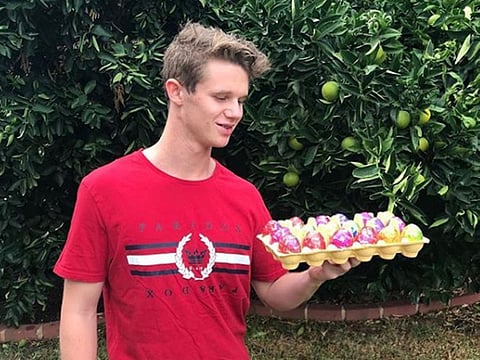 Eggboy Aussie teen William Connolly