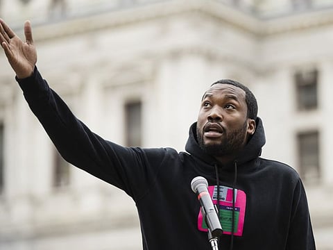 Meek Mill earlier in April in Philadelphia.