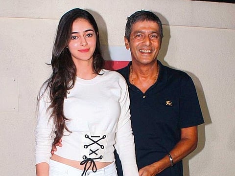 Ananya Pandey with father Chunky Pandey