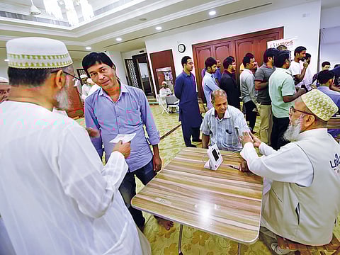 Some of the people who availed of the free medical event.