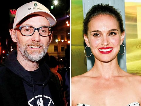 Moby and Natalie Portman (r)