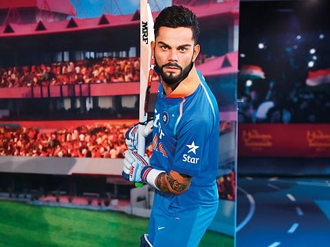 Virat Kohli’s wax statue was unveiled on Wednesday at Madame Tussauds.