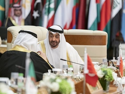 Shaikh Mohammad Bin Zayed at the GCC Summit in Makkah.