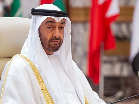 Shaikh Mohammad Bin Zayed at the GCC summit in Makkah.