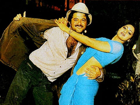 Anil Kapoor and the late Sridevi in 'Mr India'
