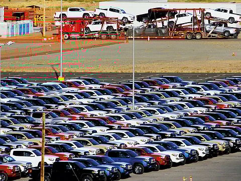 Vehicles at a stockyard of the Toyota plant in Tijuana, Mexico. US and Mexican negotiators are “very close” to finalising the US-Mexico-Canada Agreement (USMCA), a Washington-based source familiar with the talks said on Saturday.