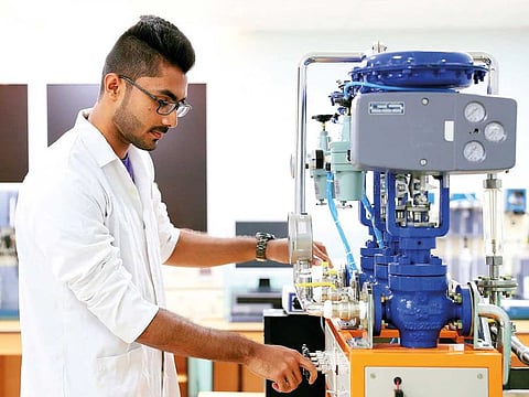 A student at BITS Pilani, Dubai campus. Recent visa reforms have improved the appeal of the UAE for international students