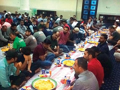 PAD arranged daily iftar for at least 250 people at the Pakistani mosque in Dubai’s Oud Metha.
