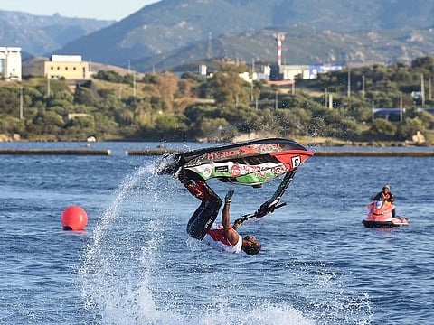 Team Abu Dhabi's Rashid Al Mulla .