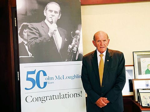 Colm McLoughlin, Executive Vice-Chairman and CEO of Dubai Duty Free, had been an iconic figure behind the growth of the tennis tournaments over nearly three decades.