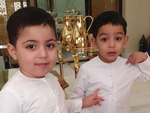 The Emirati twin boys that drowned in a neighbour’s swimming pool.