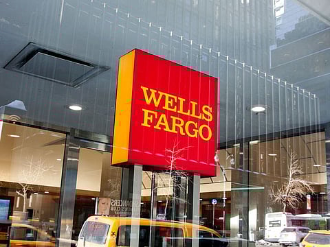 A Wells Fargo bank branch in New York.