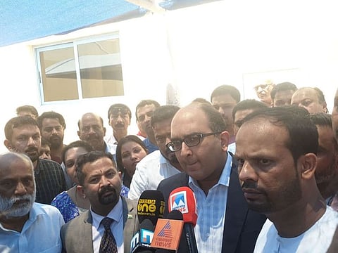 Consul General of India in Dubai Vipul visited the embalming centre and offered condolences to the grieving families and friends of the Indian victims of the Dubai bus crash