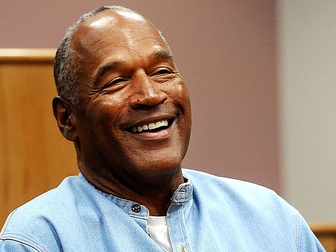 Former NFL football star O.J. Simpson in 2017
