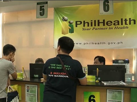 A PhilHealth service counter.