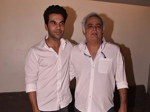Rajkummar Rao and filmmaker Hansal Mehta.