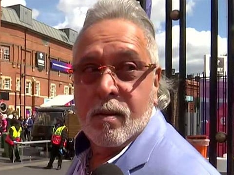 Vijay Mallya at The Oval cricket stadium.
