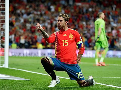 Spain's Sergio Ramos