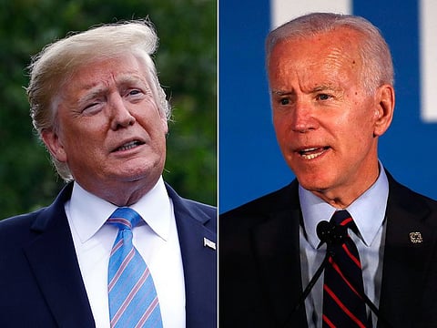 President Donald Trump and Democratic presidential candidate former Vice President Joe Biden.