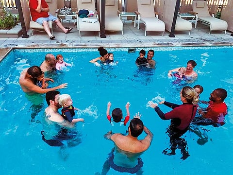 In light of the Sharjah school incident authorities have stopped swimming lessons in schools there from kindergarten up to grade four. Picture for illustrative purposes only.