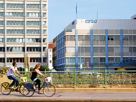 The Opec headquarters in Vienna. The producers are due to meet in the coming weeks to set production levels for the second half.