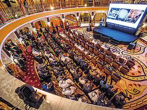Delegates and invitees during the launch of Microsoft’s two new cloud seervices in the UAE in Dubai on Wednesday.