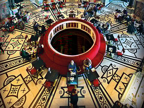 The old Cafe-Restaurant inside the Kunsthistorisches Museum in Vienna