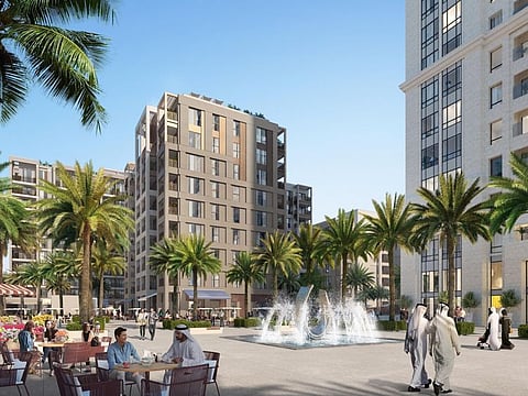 Emaar’s Surf development. Creating more social spaces is a trend among newer communities