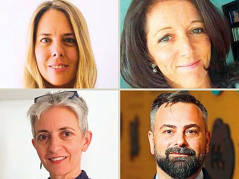 Clockwise from top-left: Gemma Altarriba, Lisa Richards, Ivano Ianelli and Anne Cabanel.