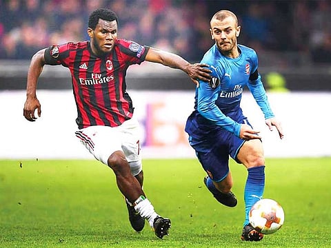 AC Milan’s midfielder Franck Kessie.