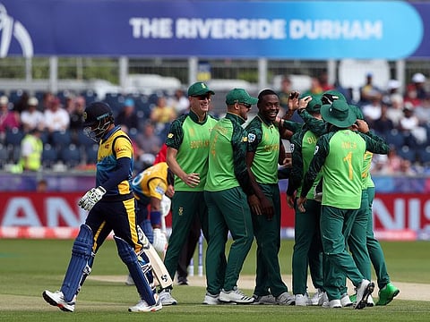 Sri Lanka captain Dimuth Karunaratne is out