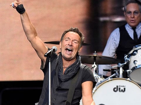 Singer Bruce Springsteen.