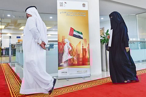Large numbers of young Emiratis across the UAE participate in the polls and choose their representatives.