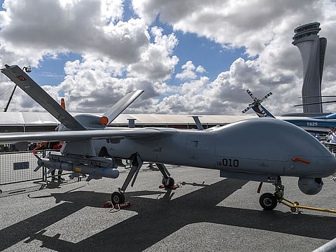 A Turkish unmanned aircraft.
