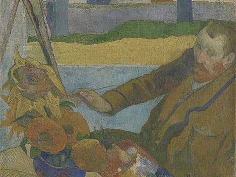 “Vincent van Gogh Painting Sunflowers” by Paul Gauguin
