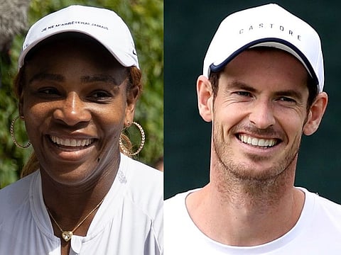 Serena Williams and Andy Murray.