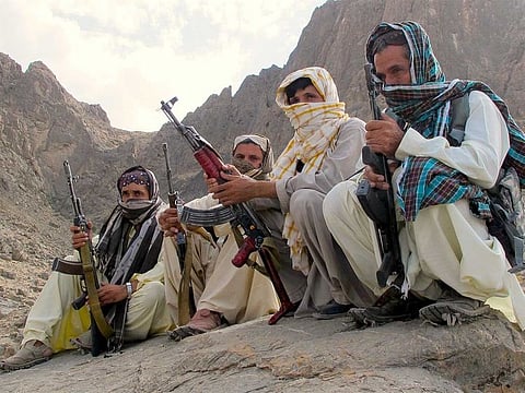 Balochistan Liberation Army members somewhere in the Sarlat Mountains on the Afghan-Pakistani border. SOURCE IPS
