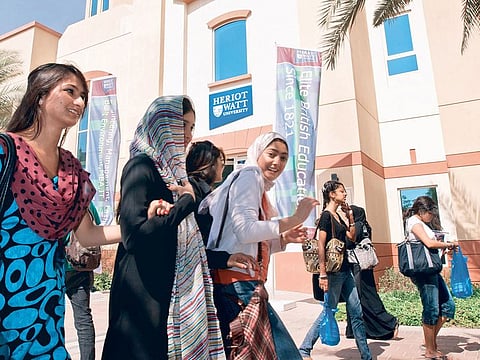 The Dubai Academic City campus of Heriot-Watt University, which got a 5-star rating along with the University of Manchester Worldwide and London Business School.