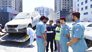Sharjah Police launch campaign on abandoned cars. Police dealt with 30 cars in the first day of the campaign.