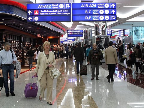 "Tourists will get the SIM card from the passport control officer on arrival as a gift." Dubai airport picture for illustrative purpose.
