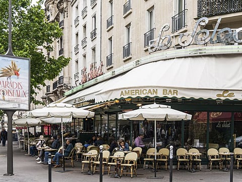 Le Select, a classic Montparnasse cafe, which saw a steady stream of college students when Jacqueline Kennedy Onassis studied in Paris, June 13, 2019. As a college student, Jacqueline Kennedy Onassis spent her junior year in Paris, and the city became one of the greatest influences in her life. (Joann Pai/The New York Times)