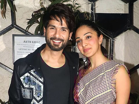 Mumbai: Bollywood actors Shahid Kapoor and Kiara Advani during the success party of their film 'Kabir Singh', in Mumbai, Thursday, July 04, 2019. (PTI Photo)(PTI7_5_2019_000070B)