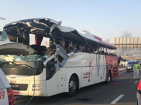 Mohammad Al Tamimi, the Omani driver's lawyer, told Dubai Traffic Court that the distance between the warning signboard and the height barrier was only 12 metres.