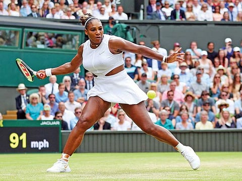 Opportunity knocks for Serena Williams on the grass courts of Wimbledon next week when she faces a diminished field on her best surface at the famous All England Club.