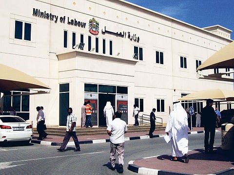 Ministry of Labour in Dubai.
PHOTO:AHMED RAMZAN