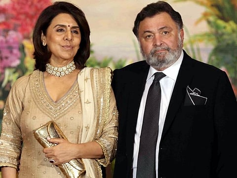 Rishi Kapoor and his wife Neetu Kapoor. (Photo: IANS)