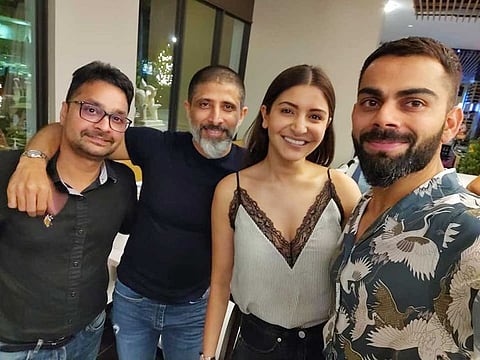 Anushka Sharma has joined her star cricketer husband Virat Kohli in Miami.