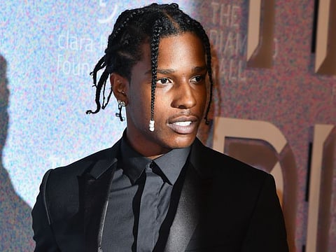 In this file photo taken on September 13, 2018 A$AP Rocky attends Rihanna's 4th Annual Diamond Ball at Cipriani Wall Street in New York City.
