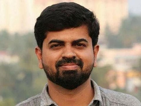 Kerala-based Indian journalist K.M. Basheer, who was killed instantly in the accident.