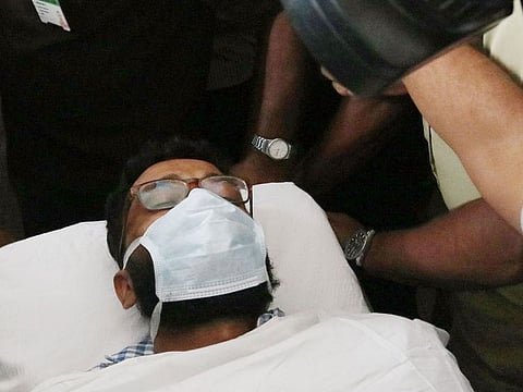 Sreeram Venkitaraman, IAS officer remanded in the case of killing of a scribe in an inebriated stage, being shifted to the medical college hospital from the private hospital where he is currently undergoing treatment, in Thiruvananthapuram.